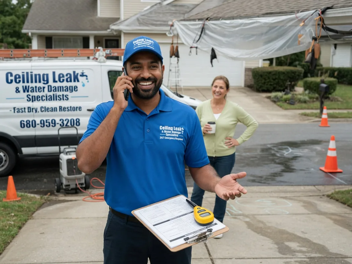 Ceiling Leak Cleanup Ridgeley, WV FAQs